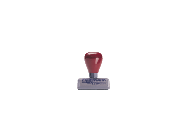 Stempel Evermark H3 tekst innenfor 83 x 64 mm 
